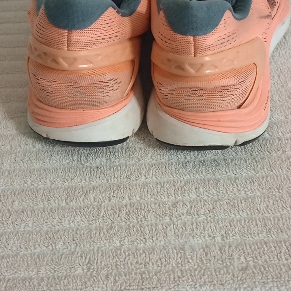 Nike Women's Coral and Gray Lunar glide 5 Athletic Shoes Size 9 - Picture 5 of 8